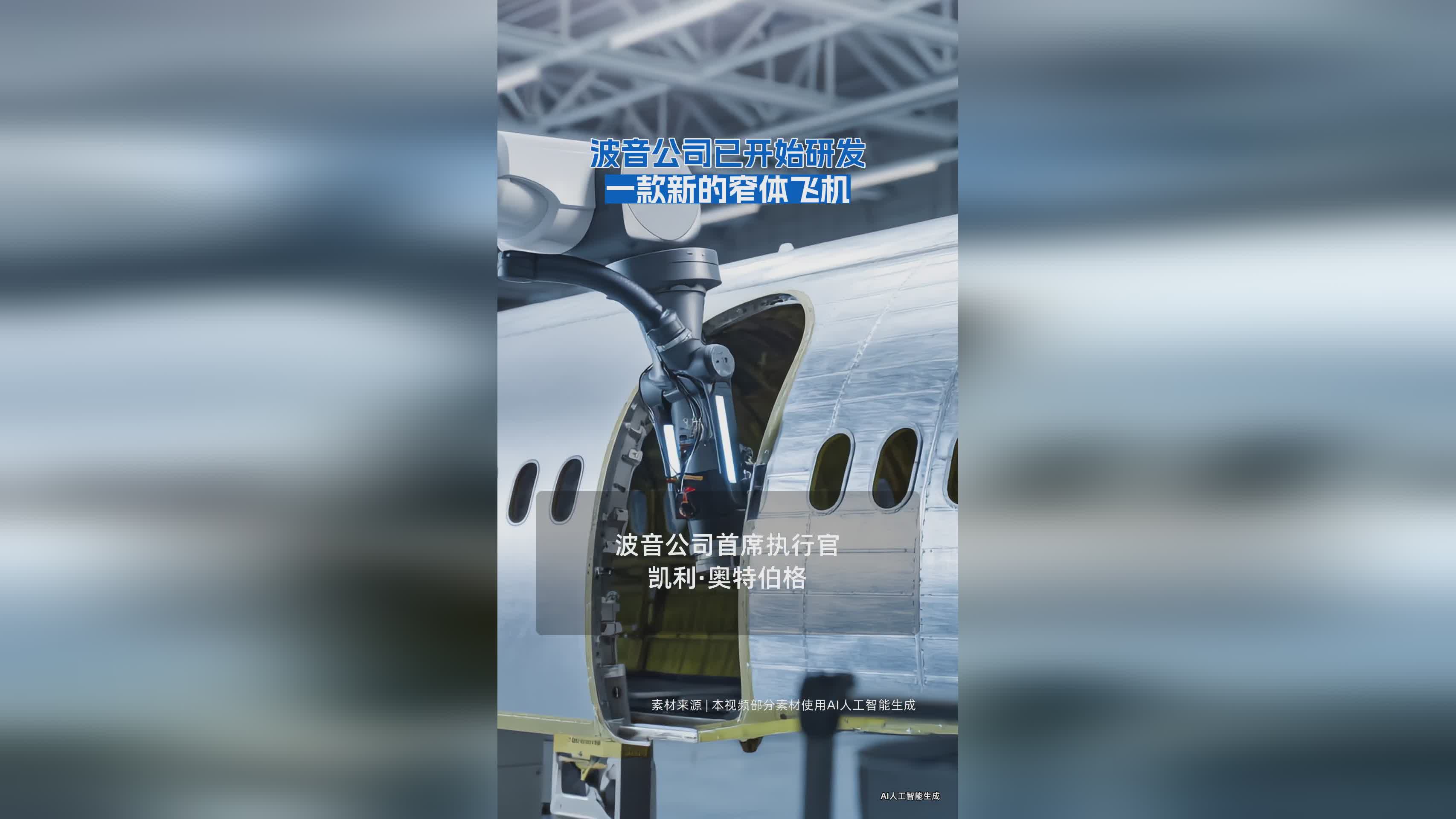 波音公司启动新型窄体飞机研发项目