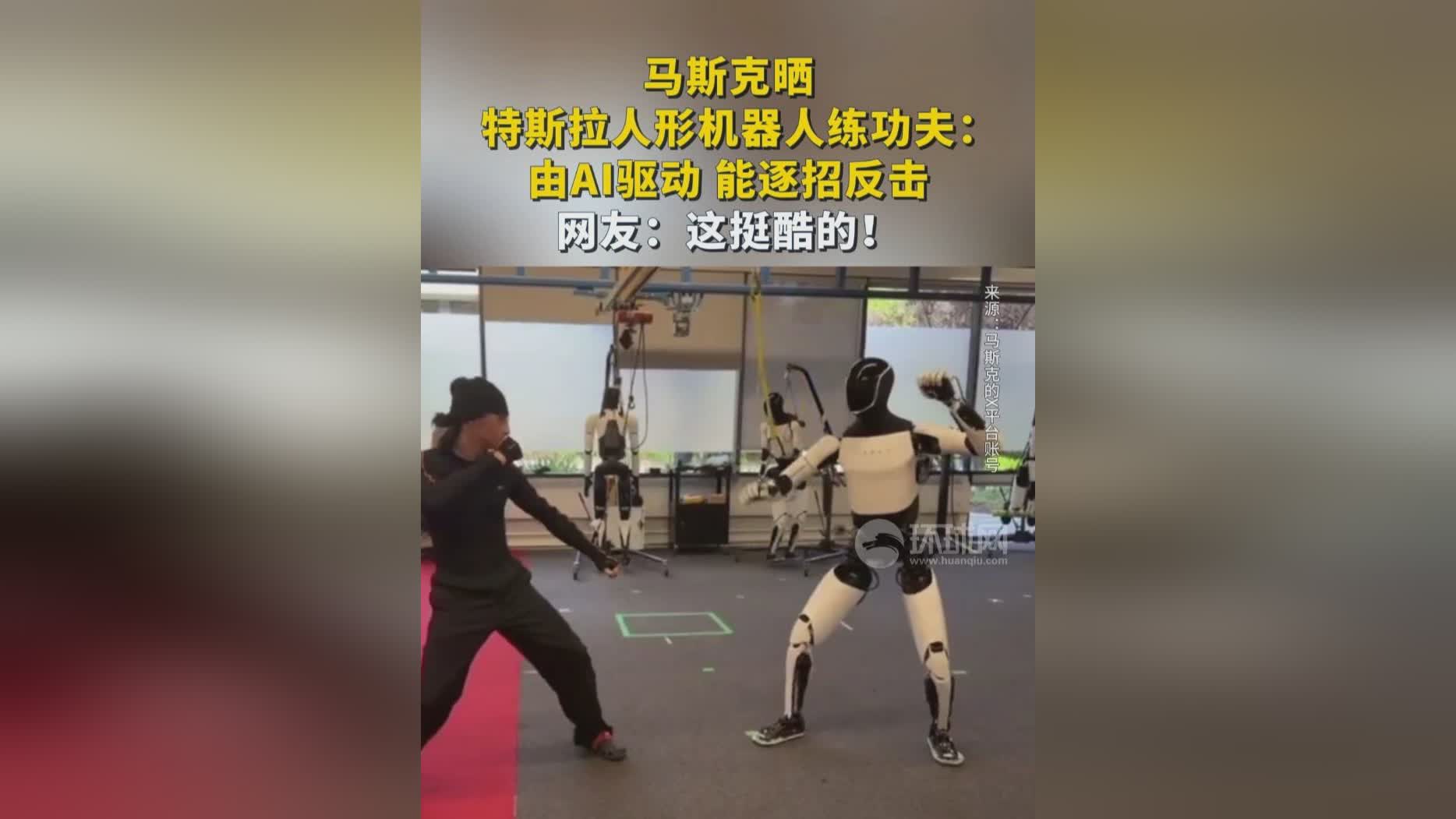 特斯拉Optimus机器人练中国功夫，AI驱动引热议