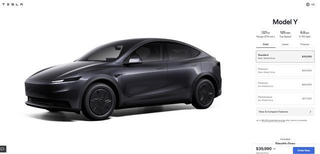 特斯拉推3.999万美元Model Y与3.699万美元Model 3，FSD升级股价波动