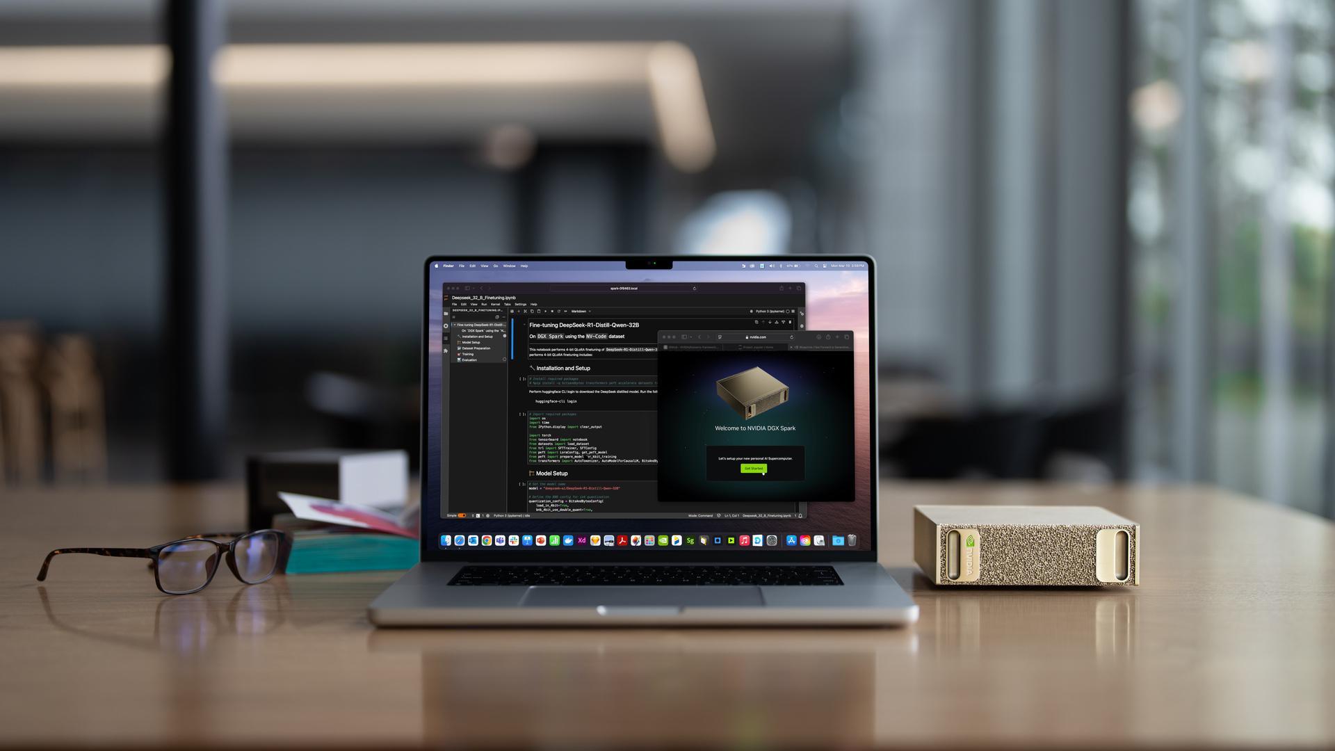 英伟达DGX Spark™ AI超级计算机实物图