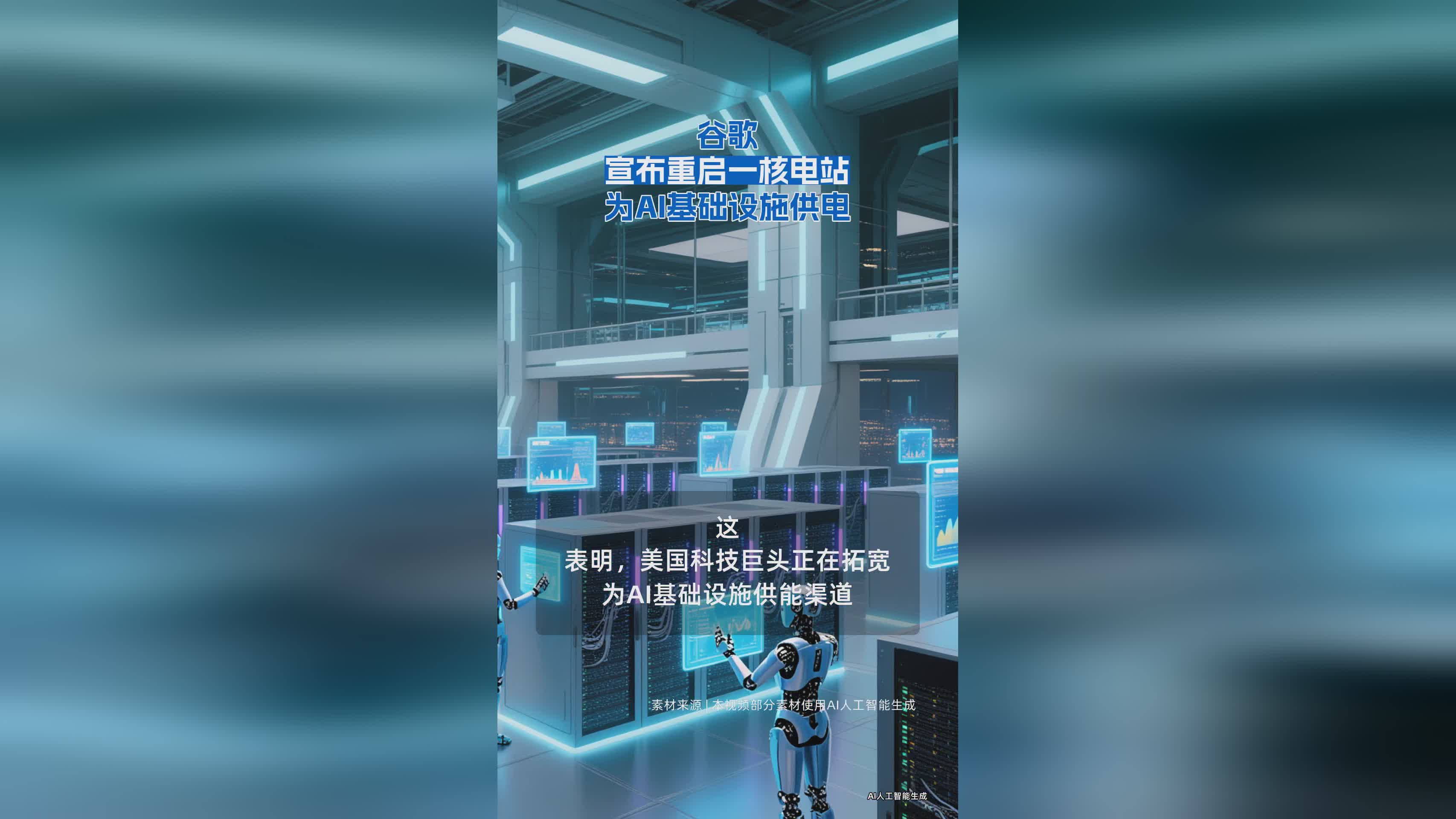 谷歌重启核电站为AI算力提供绿色能源支持