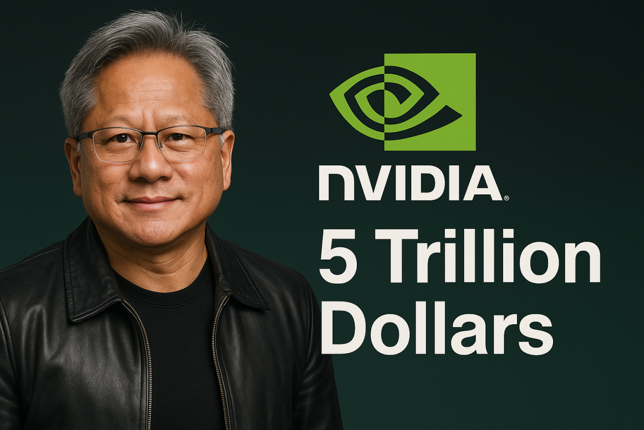 黄仁勋引领英伟达：5万亿美元市值背后的AI革命