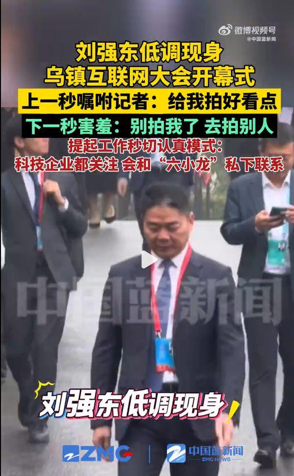 刘强东乌镇互联网大会亮相：谈AI合作与未来工作模式革新