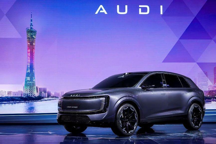 2025广州车展：AUDI E SUV概念车首发，2026年量产上市