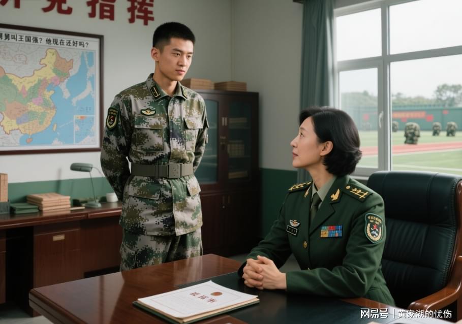 退伍当天我与女团长合影留念，回到家舅舅看到照片后愣住了