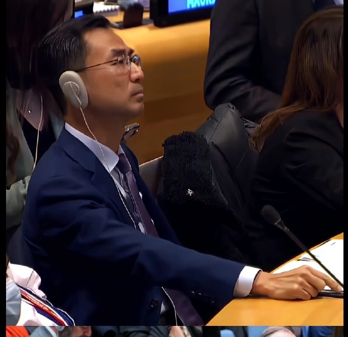 耿爽联合国霸气推麦，波兰高官急戴耳机，外交风范引全球热议