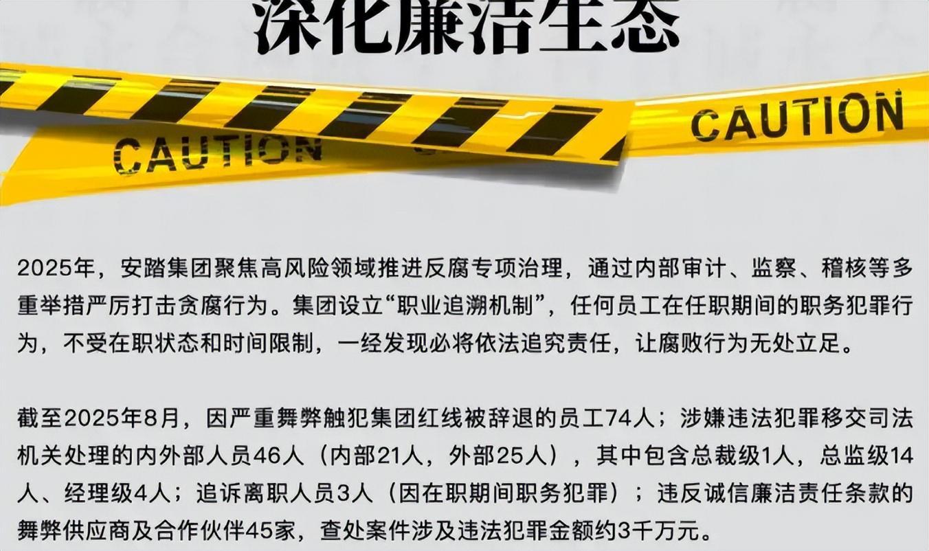 安踏严惩内鬼！74名员工被辞退，46人送进去，涉及3000万元