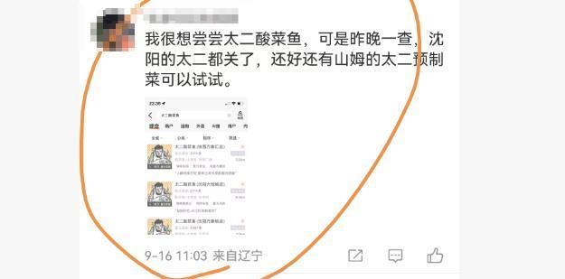 沈阳太二酸菜鱼全城闭店 客服确认最后一家9月1日关闭