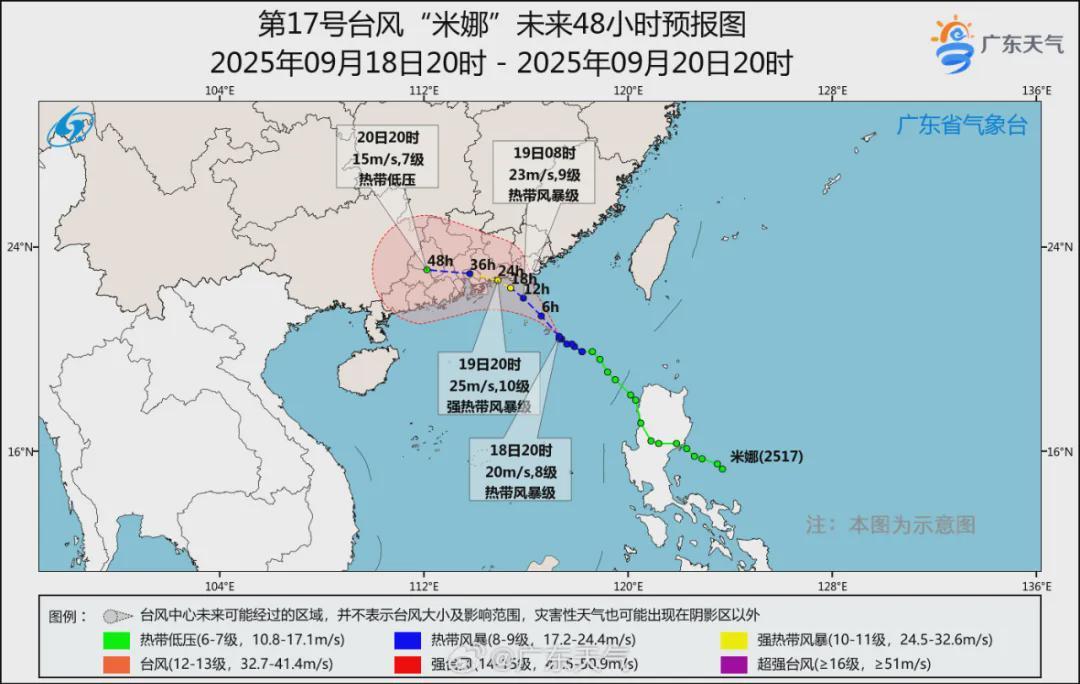停运、停航！台风“米娜”已登陆！后面的更凶猛！广州或迎来今年最强“风王”！