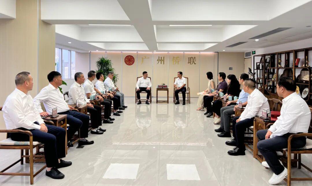 胡海峰率意大利中国和平统一促进会访问团到访广州