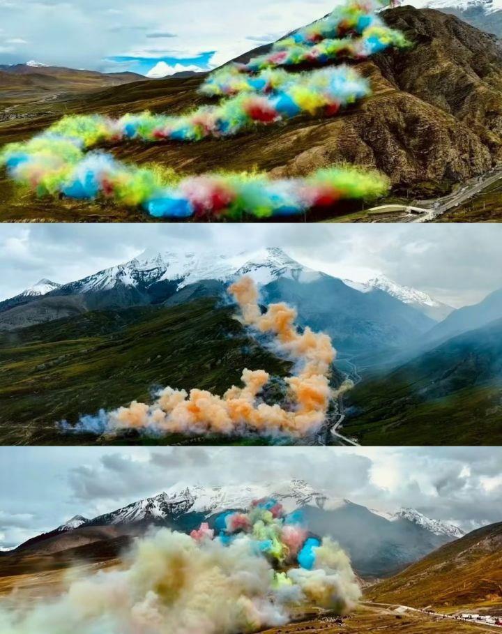 喜马拉雅山烟花秀引争议，西藏生态环境厅介入调查