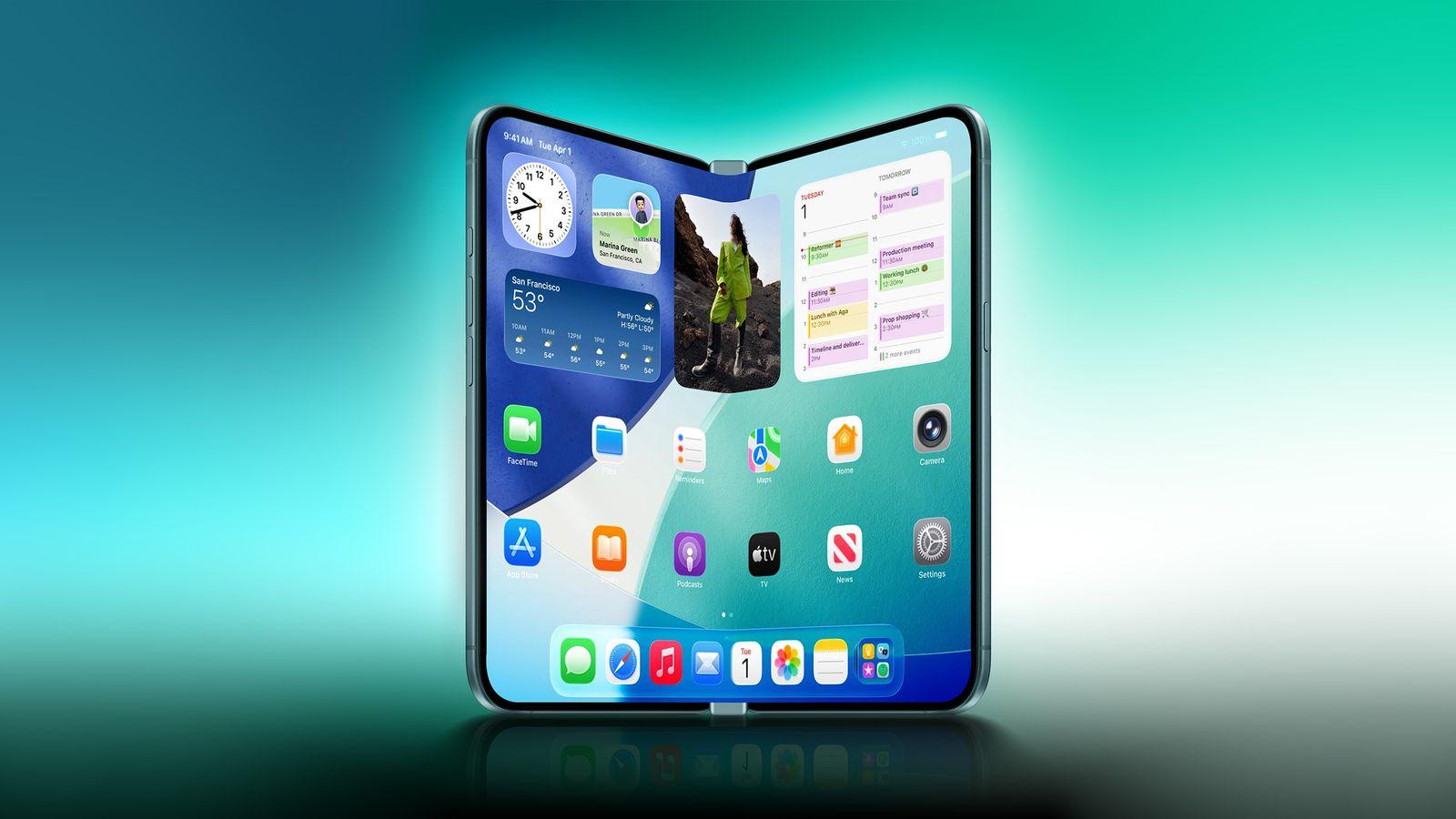 苹果iPhone Fold折叠屏新机细节揭秘：钛合金机身，起价超2000美元
