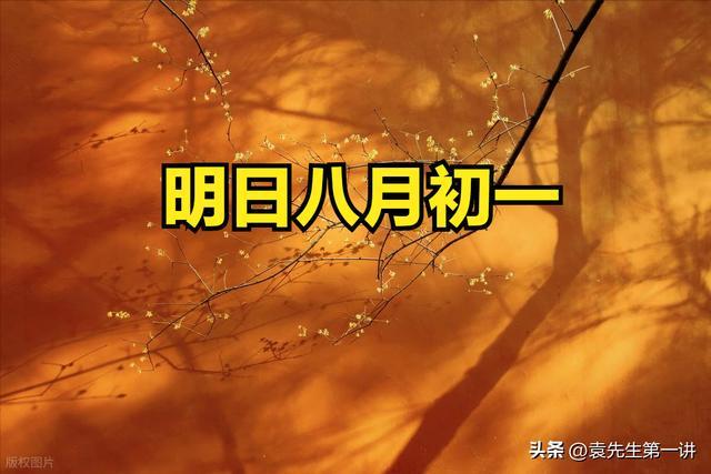 明日八月初一：朔日、收日、秋分前夕，1不走2不喝3不坐4不冻要牢记