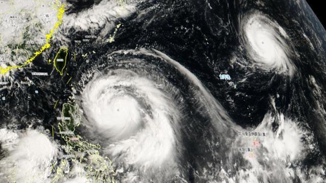 十年首现双超强台风共舞，上海本周三起迎台风外围风雨