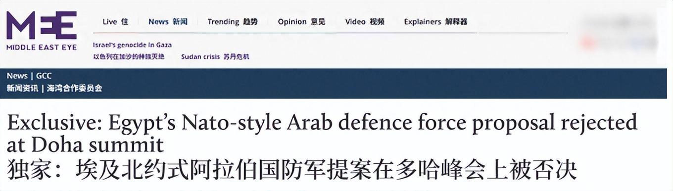 埃及沙特组中械联军计划告吹，卡塔尔阿联酋反对背后藏玄机
