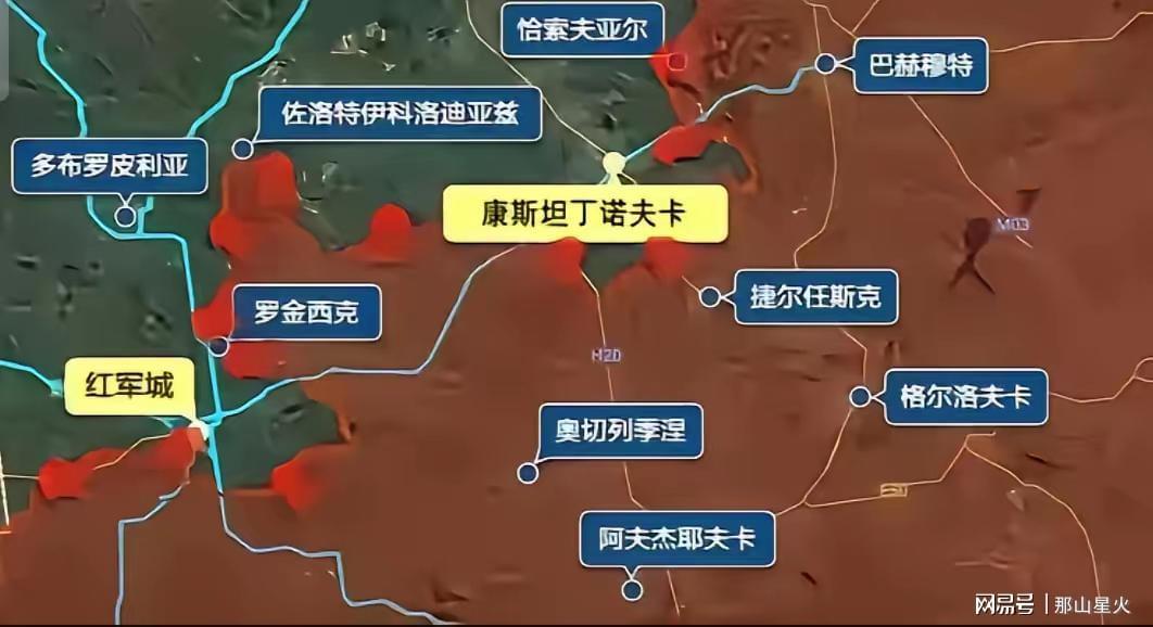 红军城解放进程加速：俄军三面合围乌军防线告急