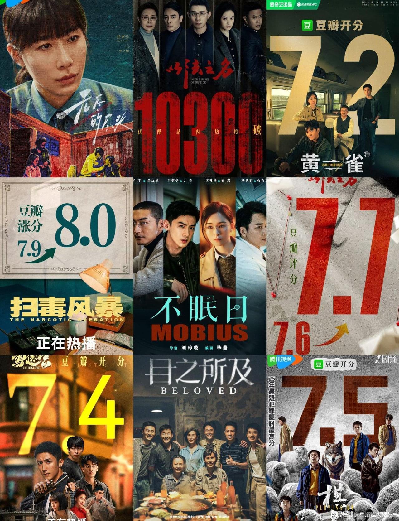 2025年最好的10部刑侦剧排名：暗潮缉凶第8、棋士第4、第一杀疯了