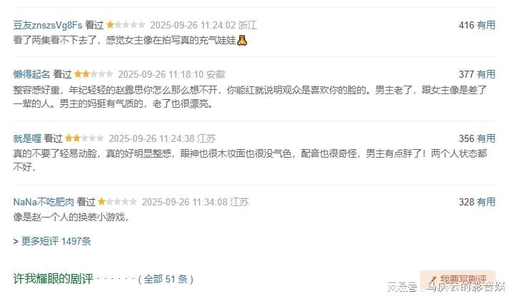 《许我耀眼》首播引热议，赵露思陈伟霆霸总剧差评如潮