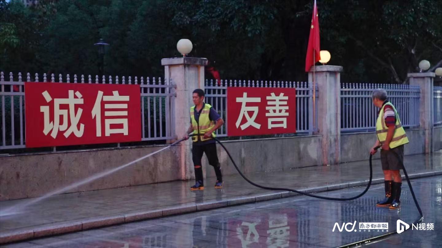 东莞夜间全城大清洁行动，助力全运会环境焕新