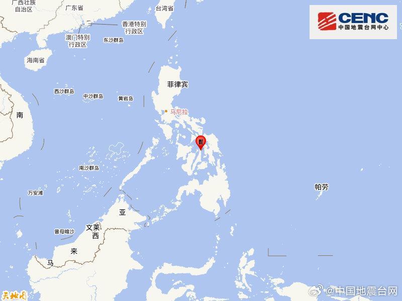 菲律宾群岛地区突发6.9级强震 震源深度仅10千米