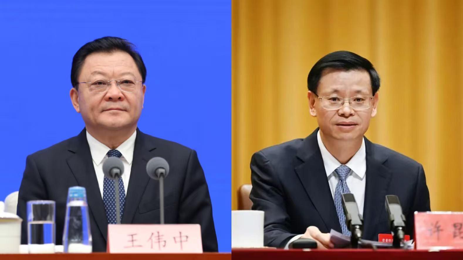 四省区同日人事调整：内蒙古、辽宁、广东、江苏主要领导变动
