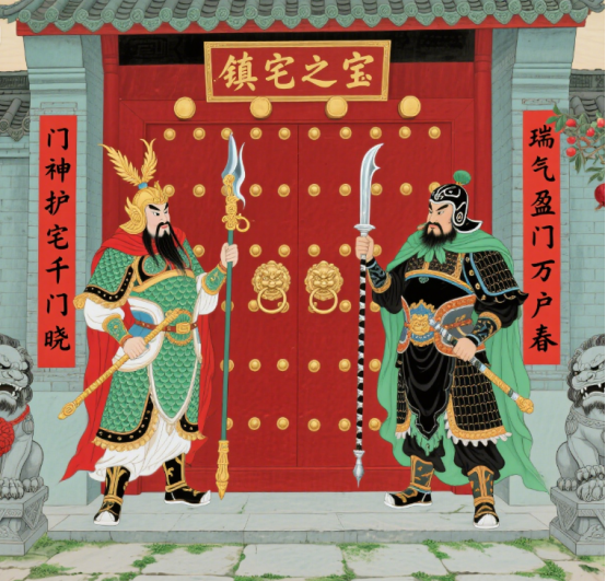 阴冷老宅实景图