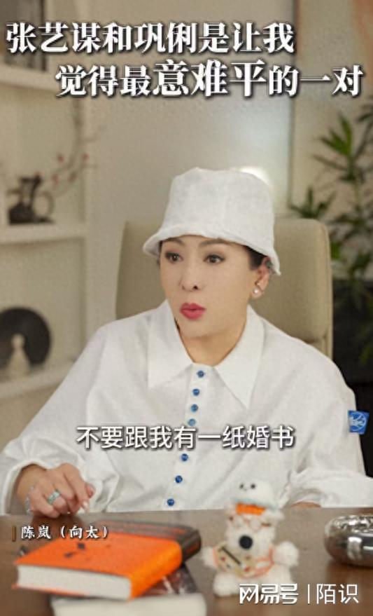 向太揭秘张艺谋巩俐分手真相：男方拒领证，分手后痛哭