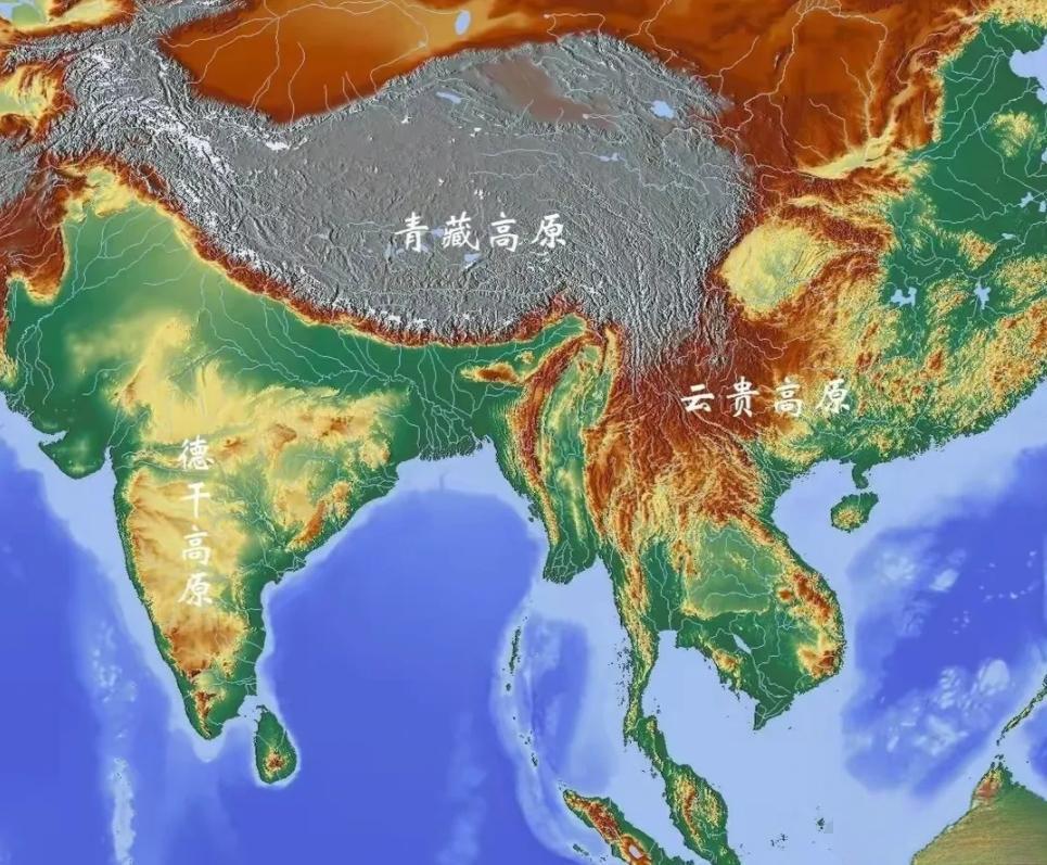 为何印度板块撞击后中国西部褶皱多，而印度本土却平坦？