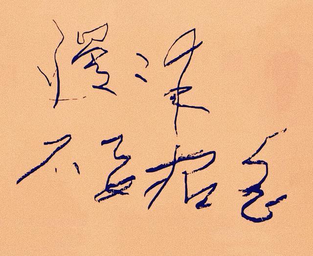毛主席83岁写下这7个钢笔字真罕见！字形扭曲但依然笔路清晰！