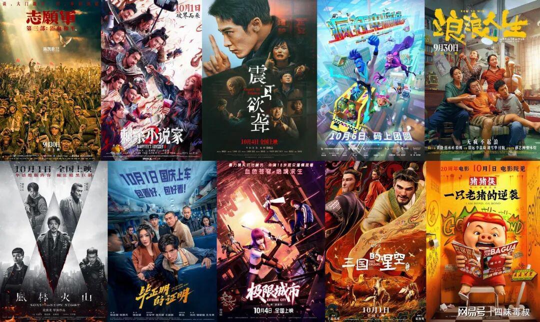 2025国庆档票房预测：哪些影片稳坐榜首？哪些或遇冷？