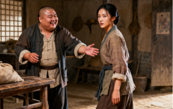 清代有一个美艳农妇，每当地主收租时会趁着对方丈夫不在调戏她