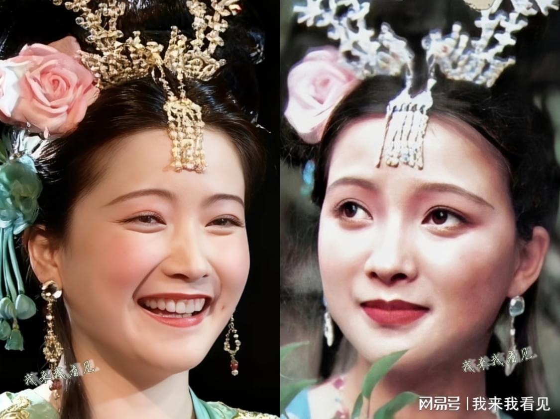 何晴的四大名著扮相，小乔极美，怜怜很嫩，师师素雅，可卿端庄
