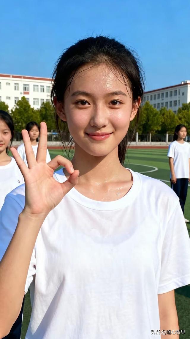 素颜校花颜值天花板！这才是真正的无修饰美貌