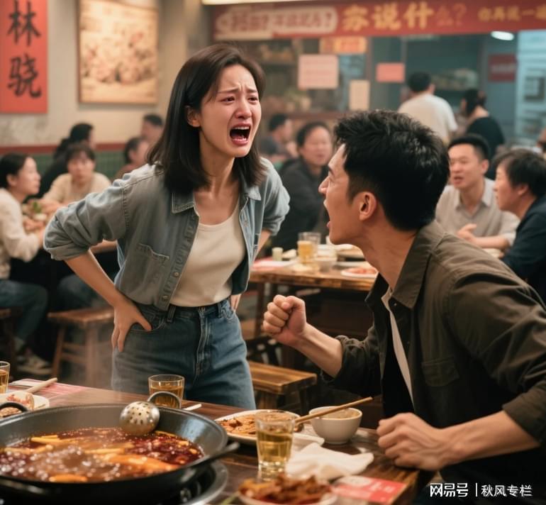 和女同学吵架，我骂她嫁不出去，她过来给我一巴掌，说：那你娶？