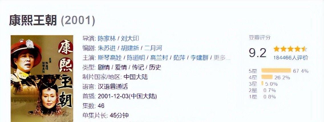 《康熙王朝》选角内幕：制片人宁赔500万也要换角真相