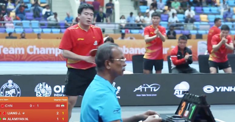 亚锦赛激战：梁靖崑逆转阿拉米扬，助中国队扳平比分