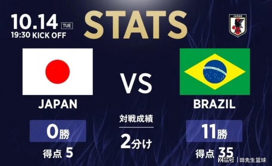 日本VS巴西：13次交锋仅2平11负，日本足球何时能逆袭？