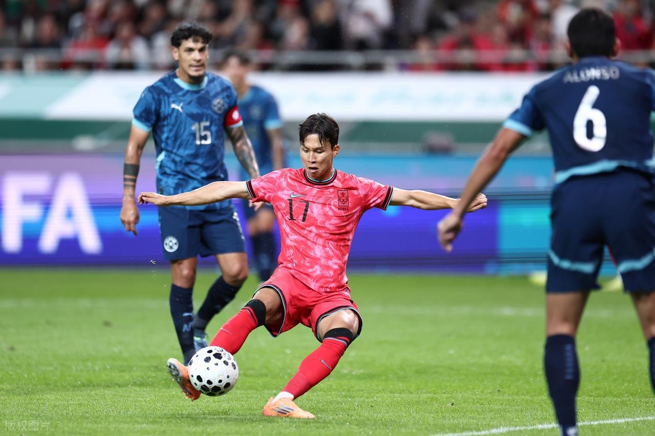 韩国2-0胜巴拉圭：吴贤揆力压孙兴慜获赛后最高评分