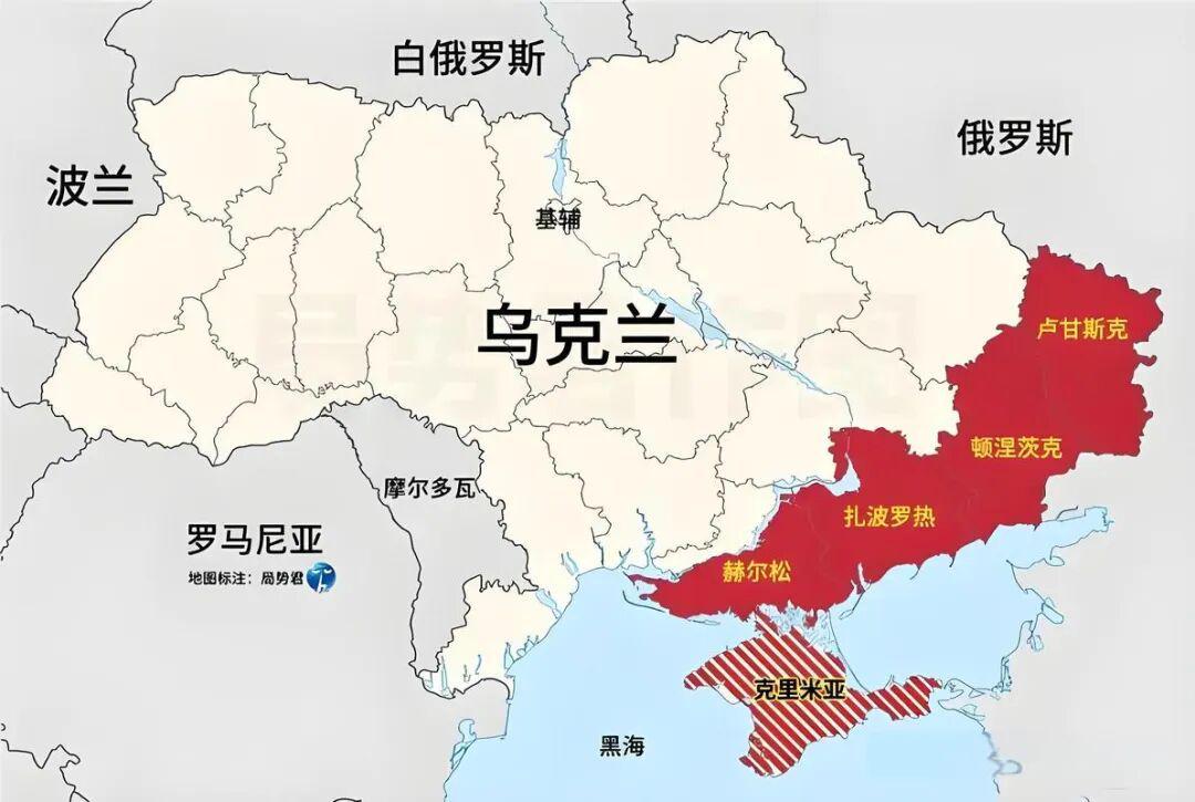 俄罗斯的死穴在克里米亚和乌东四州