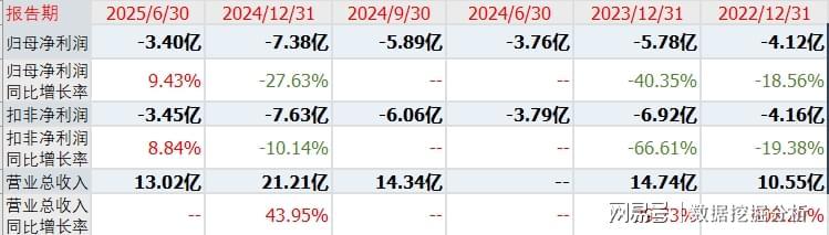西安奕材财务数据