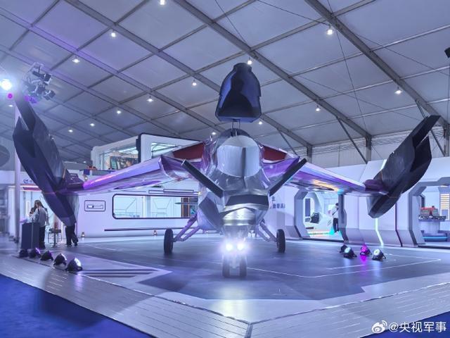 南天门计划新机型紫火概念战机模型首度亮相
