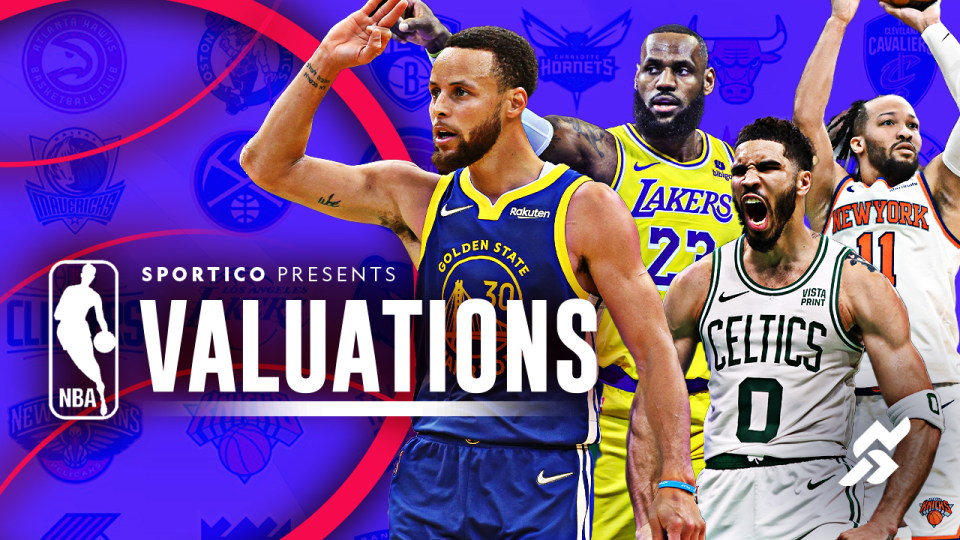 NBA球队估值排名：勇士113.3亿领跑，火箭开拓者位列第10、24