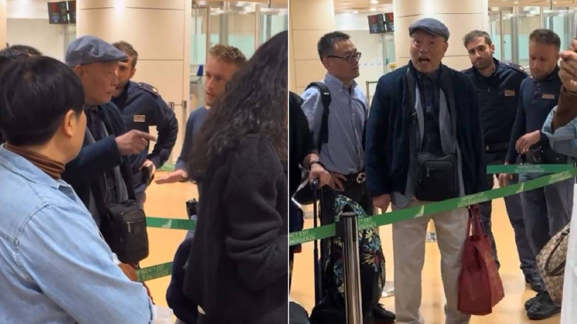中国大爷意大利机场怒斥：查护照耗时2小时，质疑歧视华人