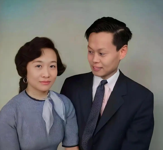 杨振宁与杜致礼旧照
