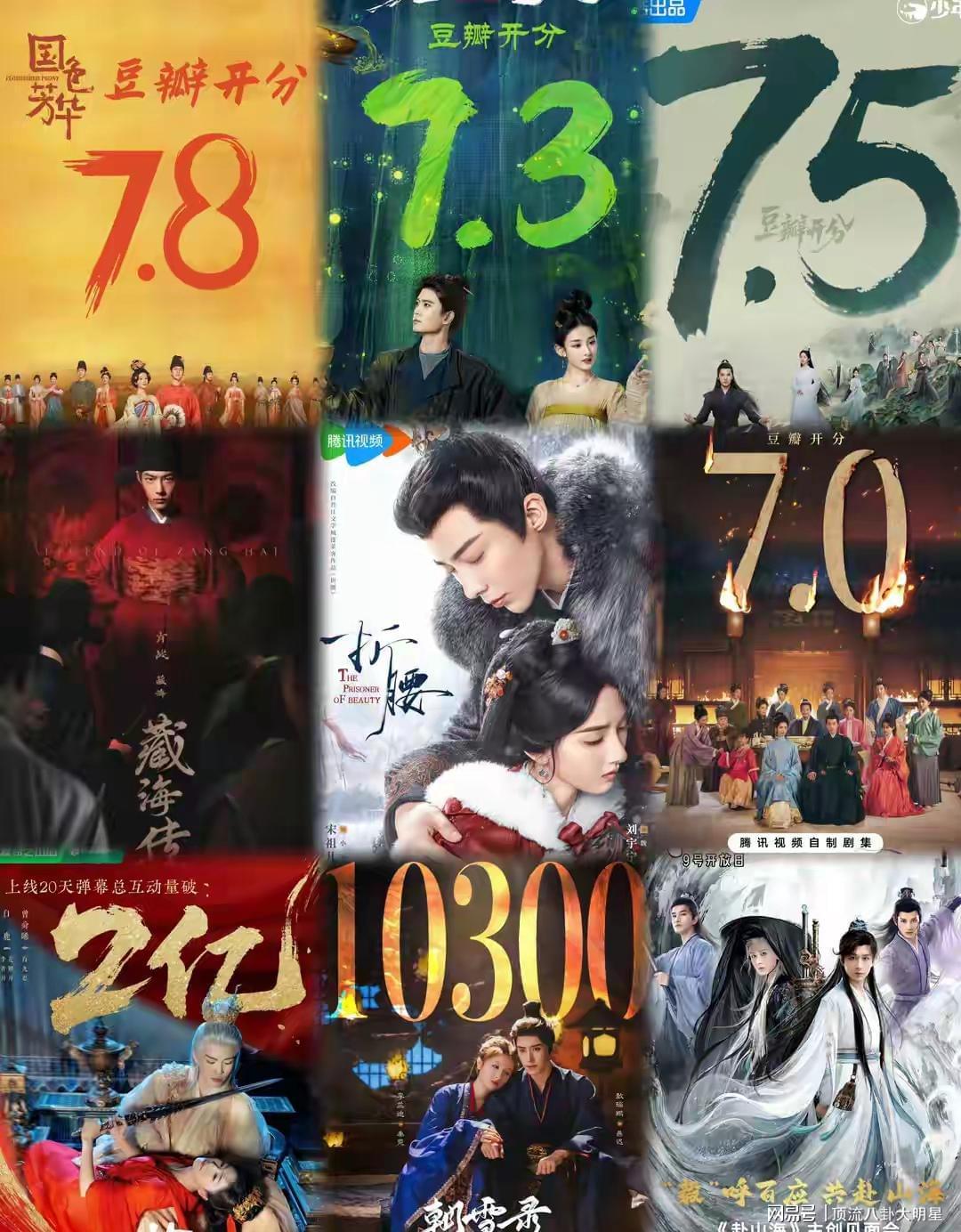给2025年古装剧排名：《赴山海》第9、《藏海传》第4、第一杀疯了