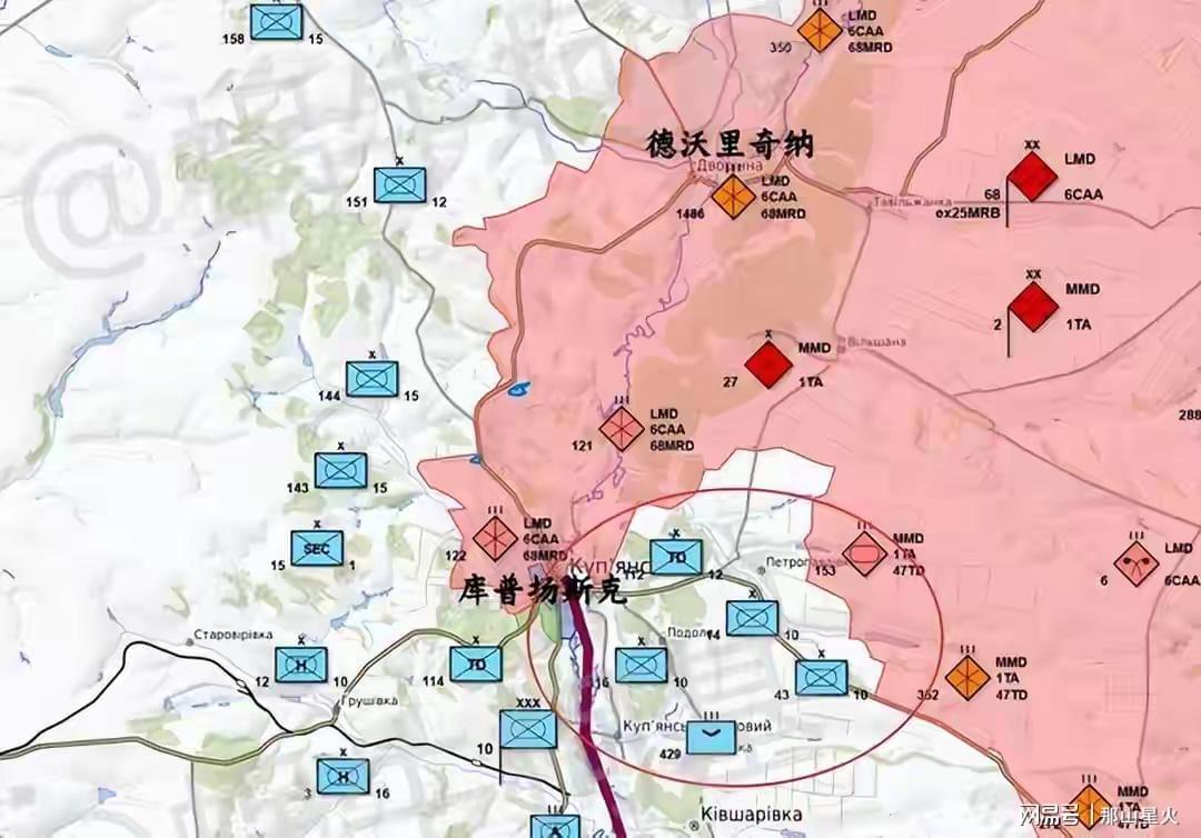 哈尔科夫防线告急：俄军攻势猛烈，库皮扬斯克成关键突破口