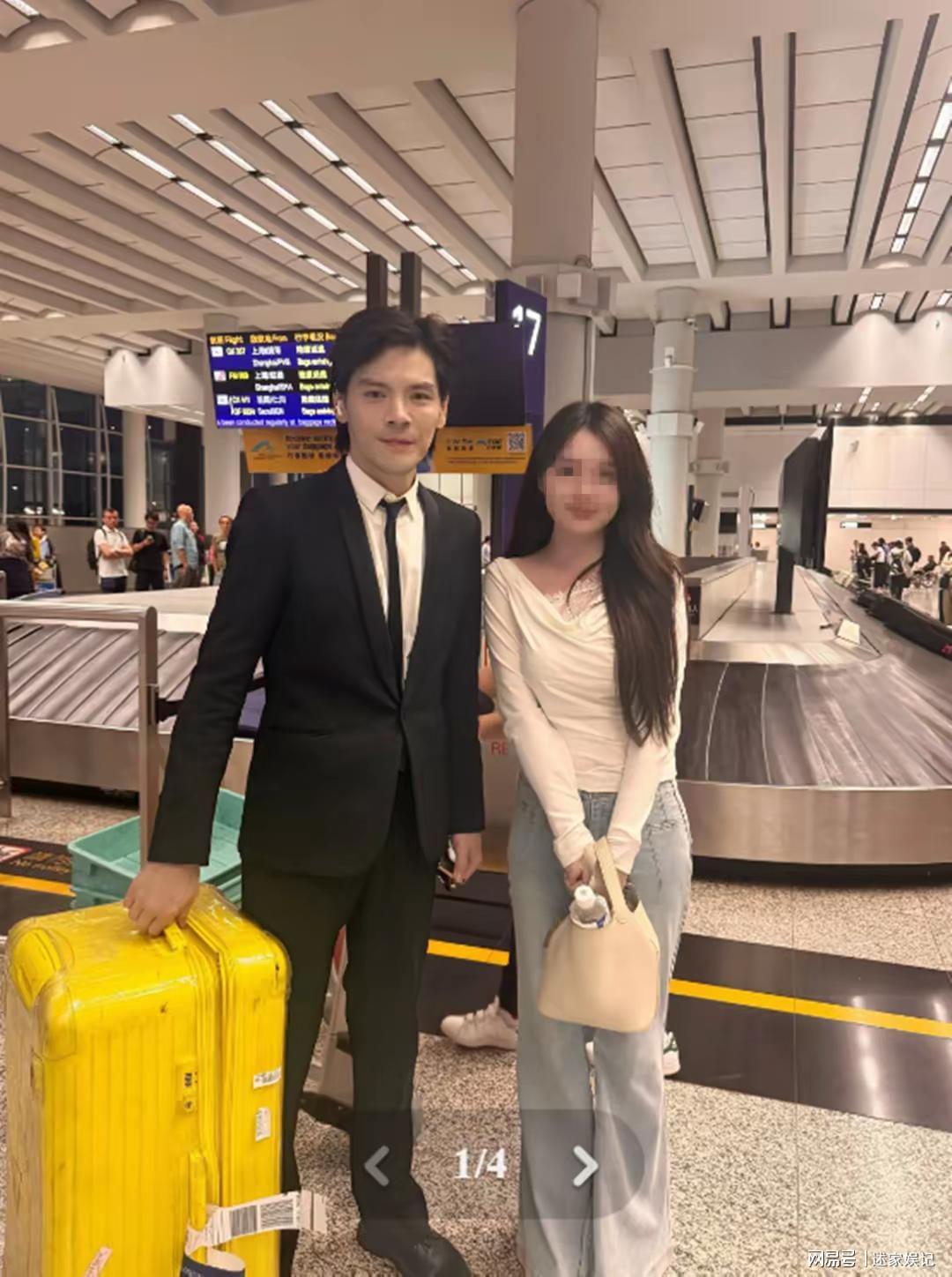 向佐香港机场惊艳现身 西装造型尽显型男魅力