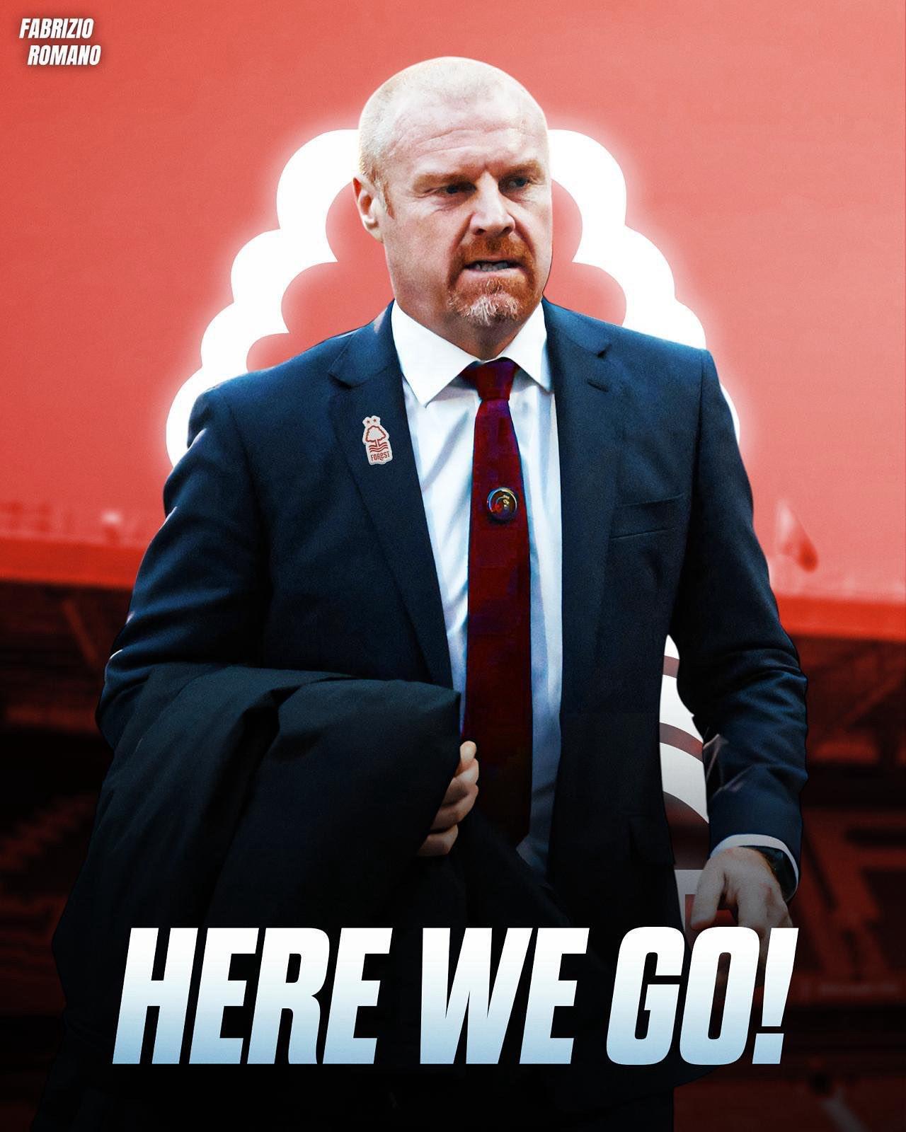 罗马诺确认：前埃弗顿主帅戴奇即将执掌诺丁汉森林