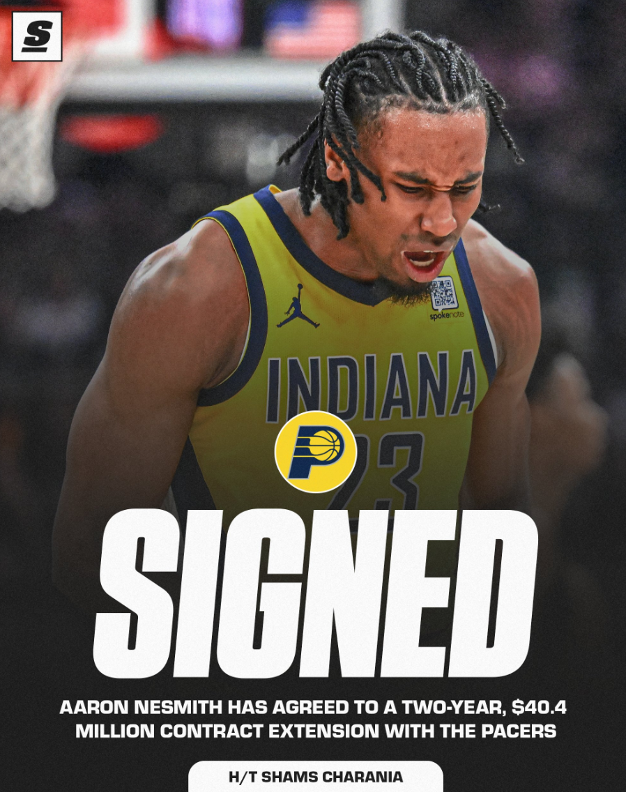 步行者续约内史密斯：四年6240万超值合同，3D神锋性价比爆表