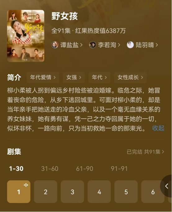 《野女孩》聚焦反拐题材 展现女性坚韧力量